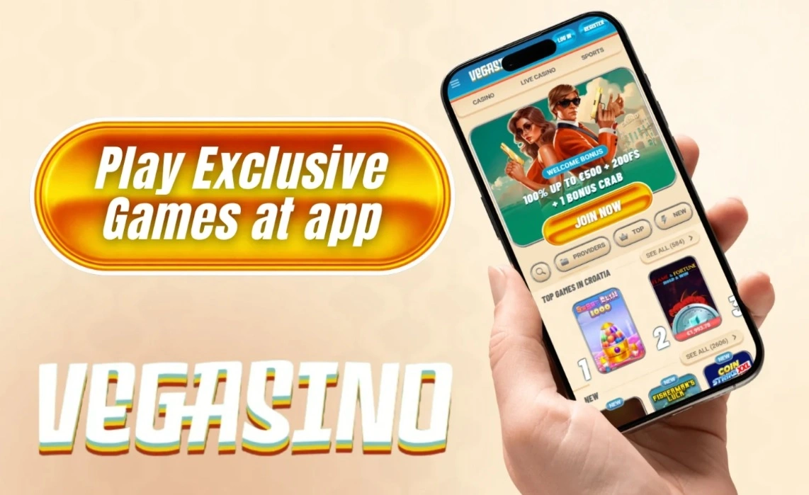 Screenshot dell'app Vegasino Casino